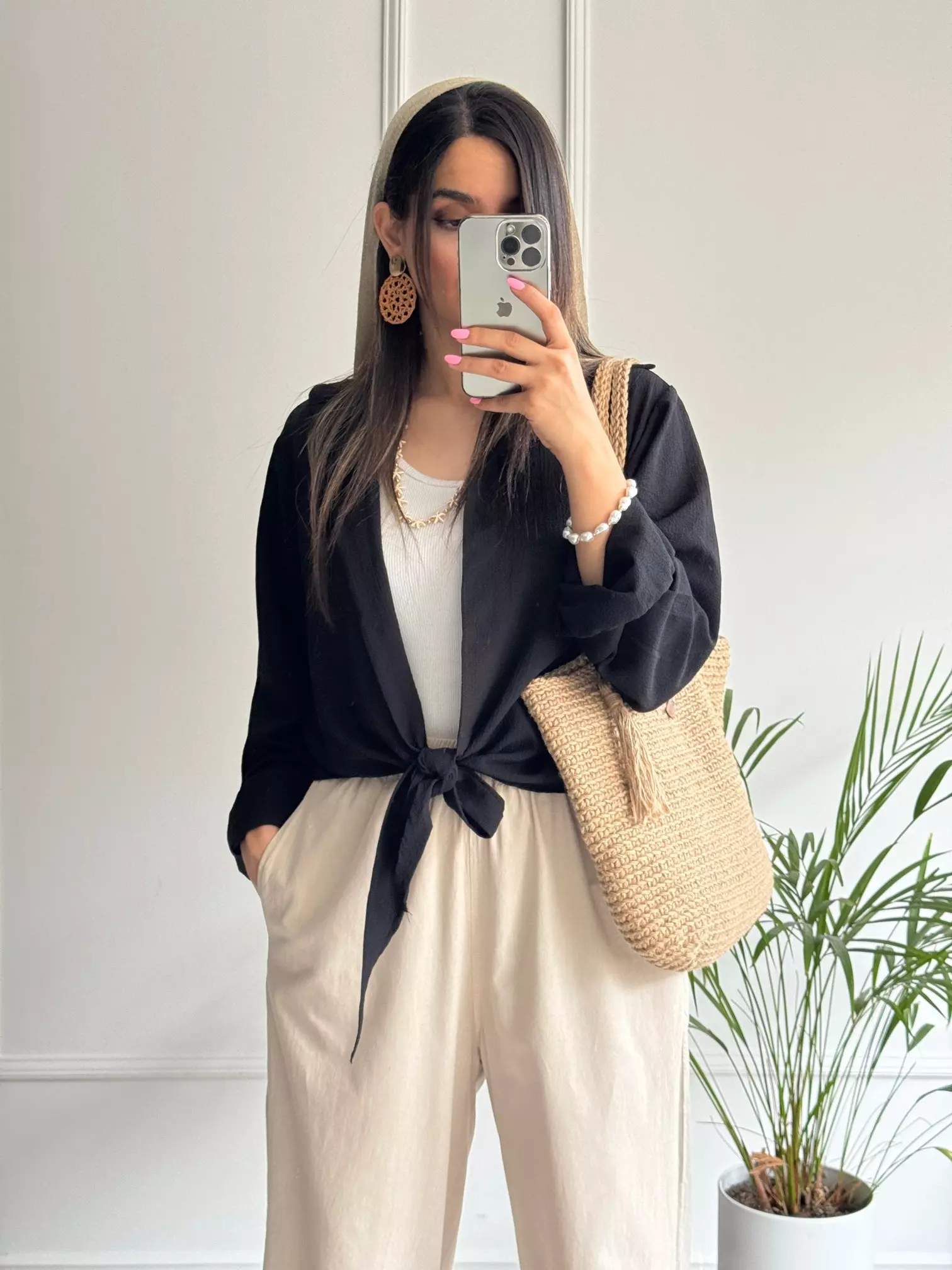 شومیز گره ای یاشیل